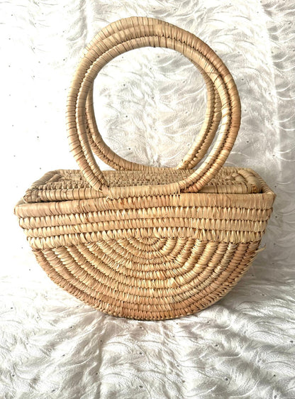 Womens raffia bag