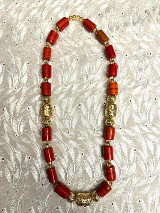 Traditional/Cultural Necklace (Beads and Gold)